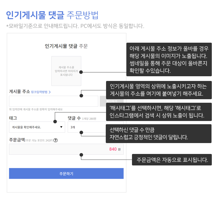 주문방법